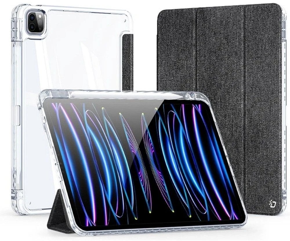 Mbulesë tablet DUX DUCIS UNID Series për iPad Pro 11 M4, funksion sleep wake, mbajtës stylus, e zezë