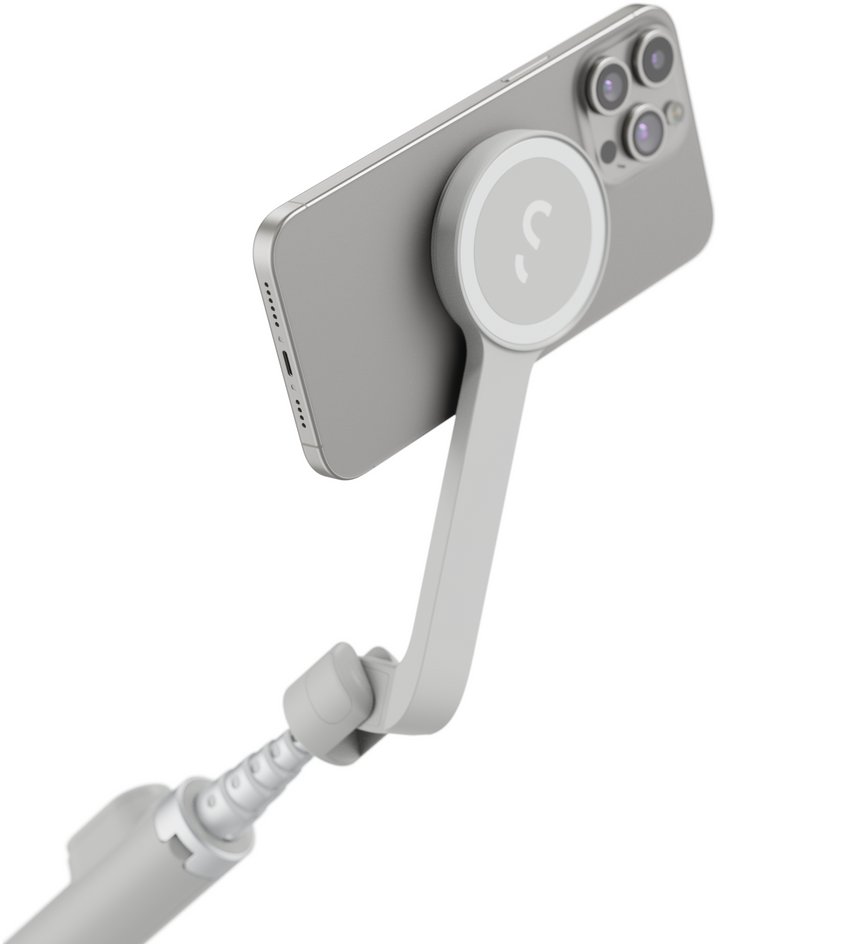 Selfie stick tripod ShiftCam SnapStand, me telekomandë Bluetooth, 75 cm, gri Stone