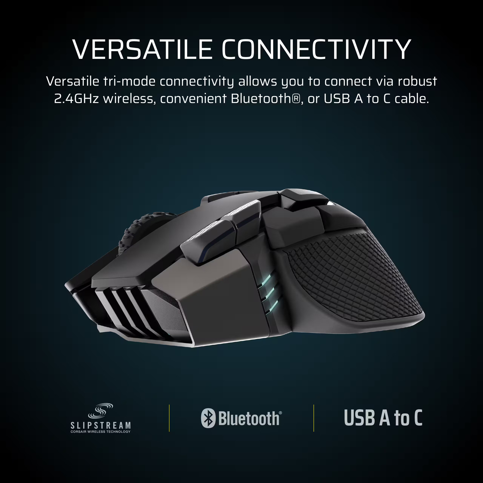 Maus gaming Corsair Ironclaw Wireless SE, pa tel, i zi