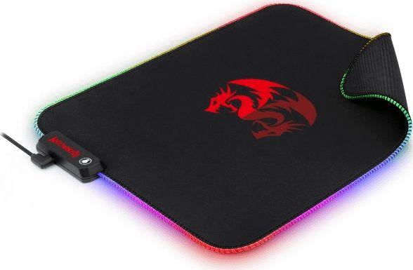 Mauspad Redragon Pluto RGB P026, M, i kuq