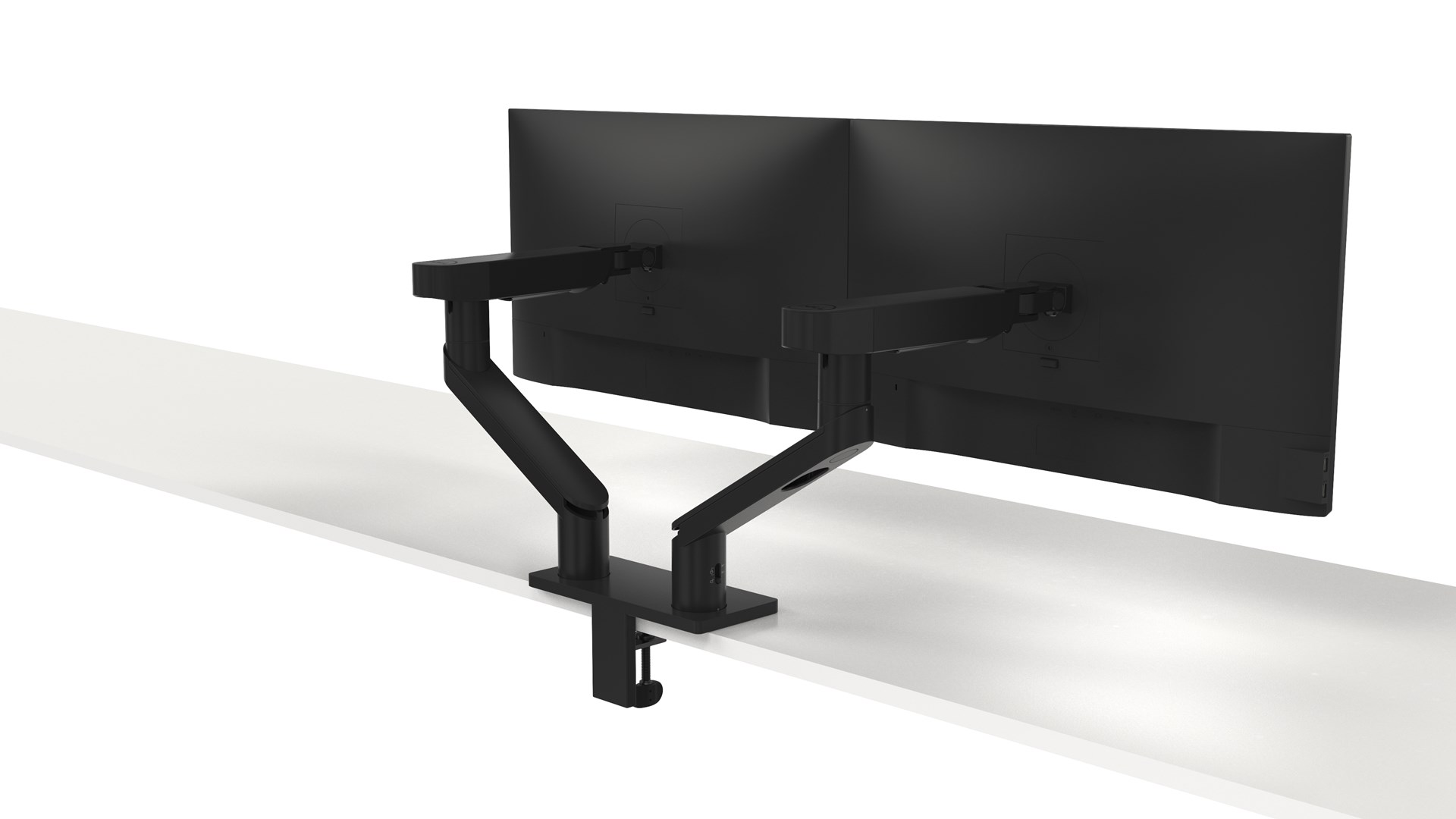 Standi për dy monitorë Dell 482-BBDL, 19"–38", VESA 100x100, deri 10 kg, i zi
