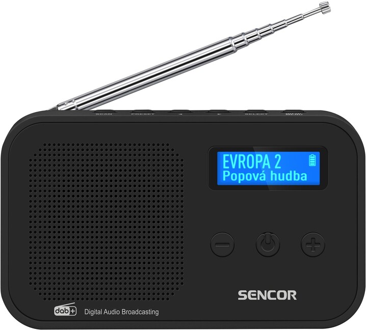 Radio Sencor SRD 7200, e zezë