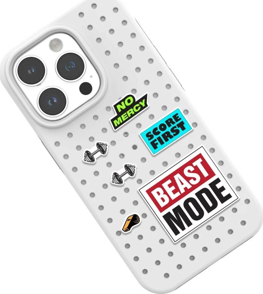 Aksesore Pinit Pins Sports, për iPhone 14 Pro 14 Pro Max, materiale ekologjike, shumëngjyrëshe