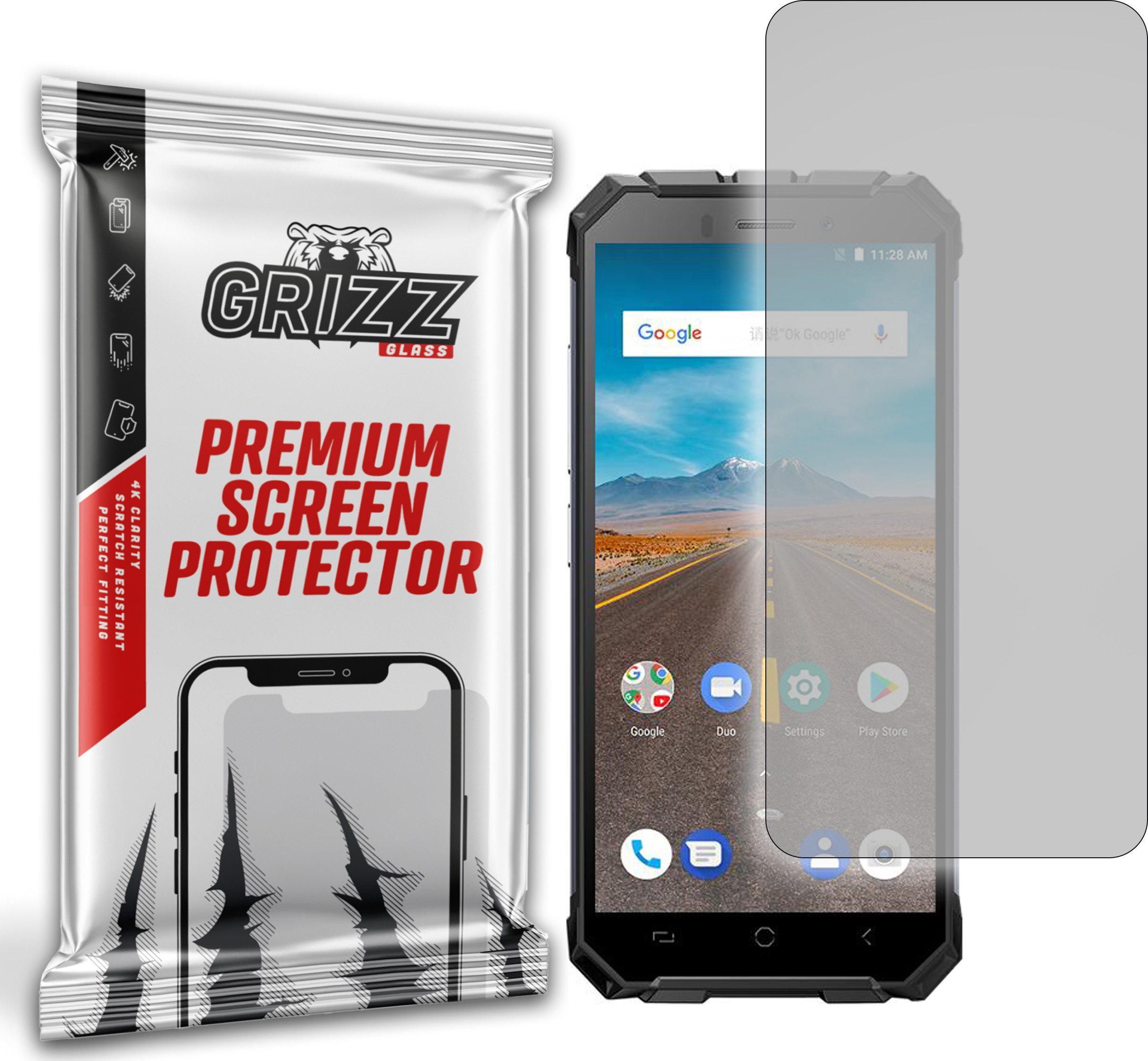 Folie mbrojtëse anti-fingerprint për ekran Ulefone Armor X2, mat