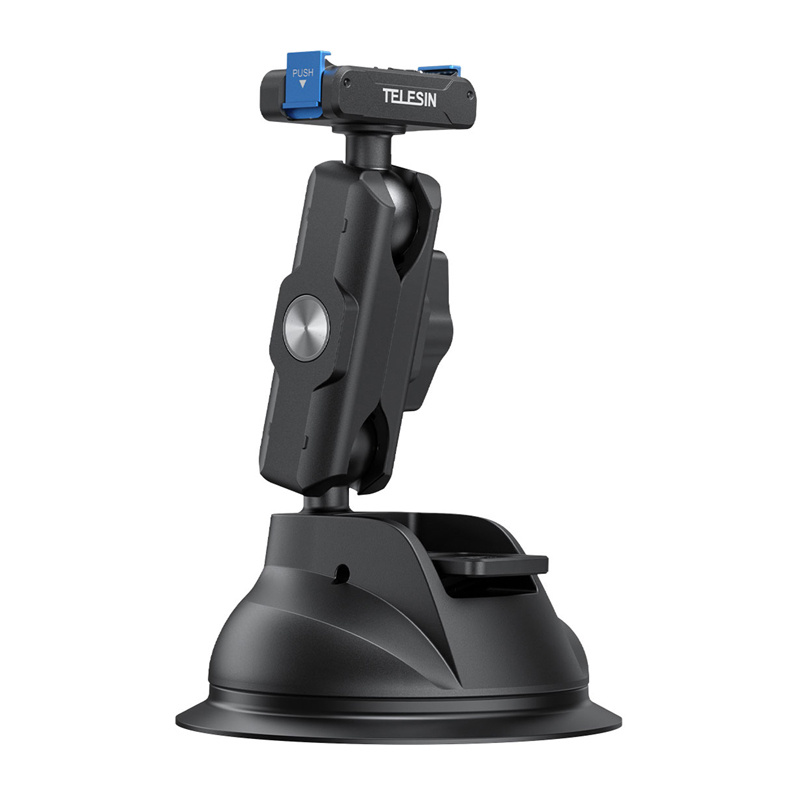 Set aksesorësh për kamera aksion Digipower 15 pjesë, me kuti transporti, i zi