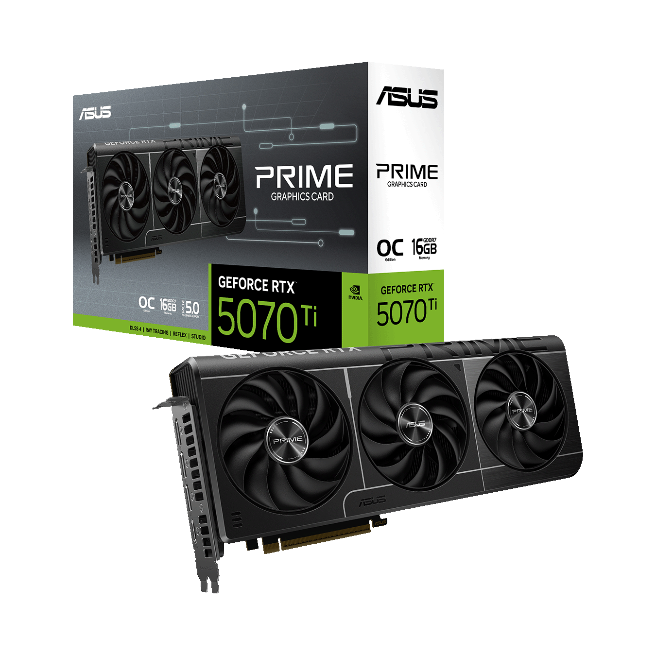Kartelë grafike ASUS PRIME RTX 5070 TI OC Edition, 16GB GDDR7
