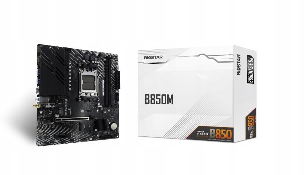 Матична плоча Biostar B850MT2-E DJ, socket AM5, DDR5, црна
