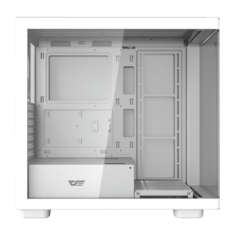 Kabinet kompjuteri DarkFlash DS900G, ATX, xham i temperuar, i bardhë