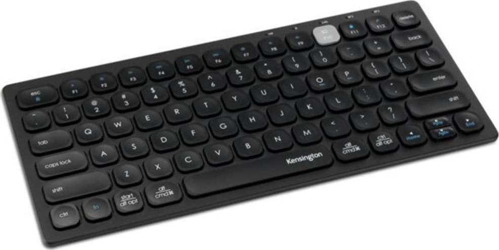Tastierë pa tela Multi Device Dual, Bluetooth 2.4GHz, kompakte, e zezë