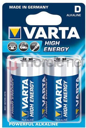 Bateria VARTA High Energy D / R20, 2 copë