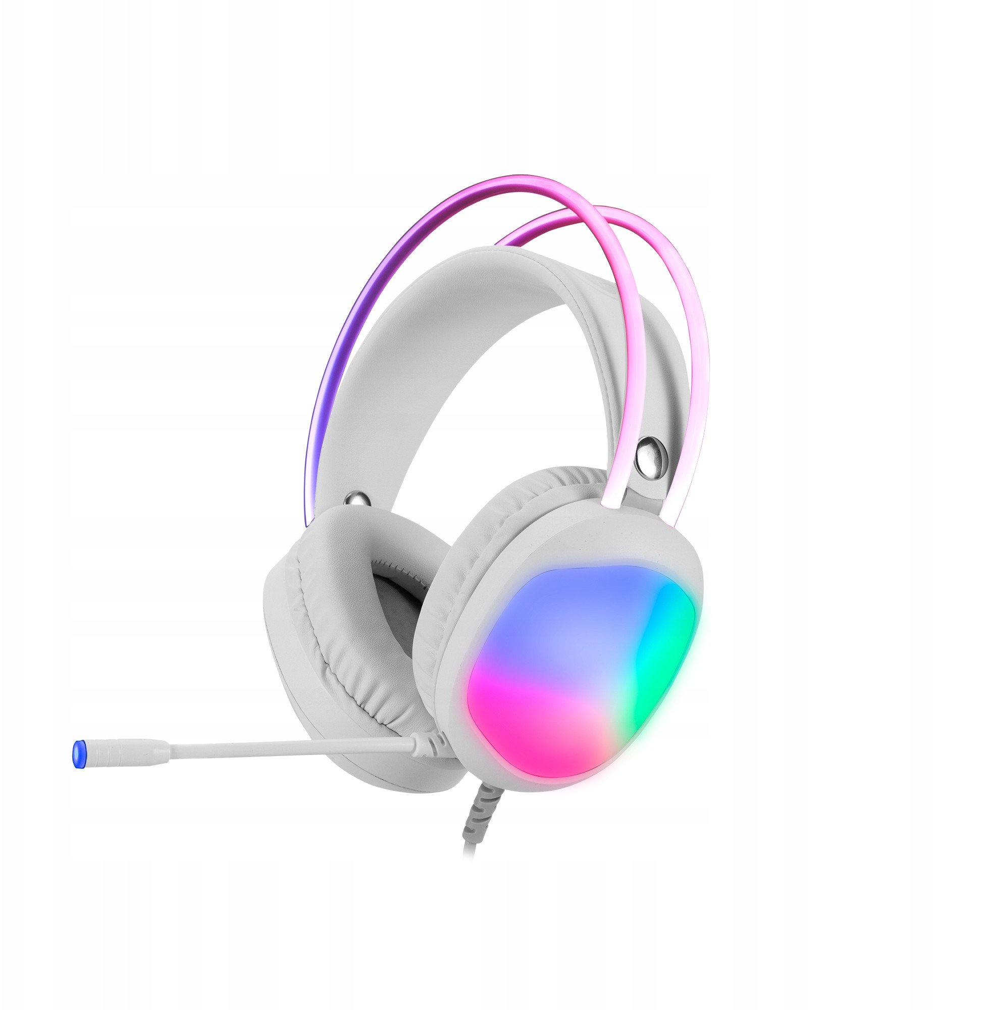 Kufje gaming Marvo HG8959, RGB, transparente