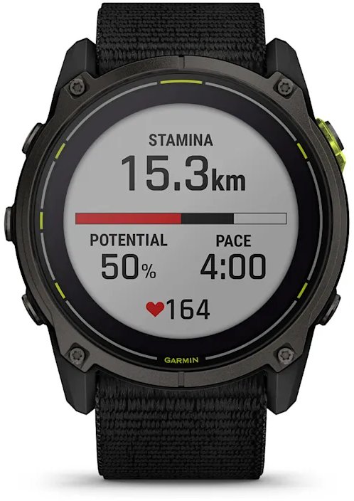 Orë smart Garmin Enduro 3, e zezë