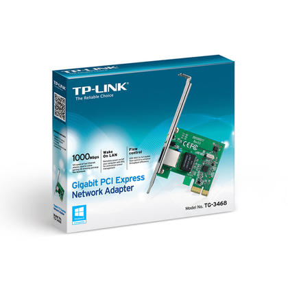 Kartelë rrjeti TP-Link TG-3468, Gigabit Ethernet, PCI Express, e gjelbër