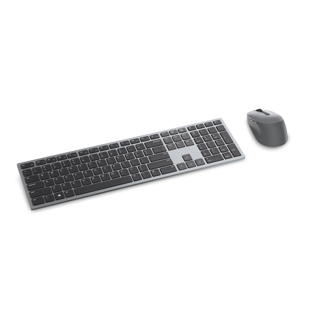 Set tastierë Dell KM7321W RF Wireless + maus Bluetooth, US Int, i hirtë/ zi