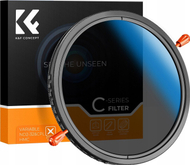 Filtër fotografik K&amp;F Concept 2 në 1 CPL ND variabël ND2ND32, 72mm, veshje 18 shtresa, gri