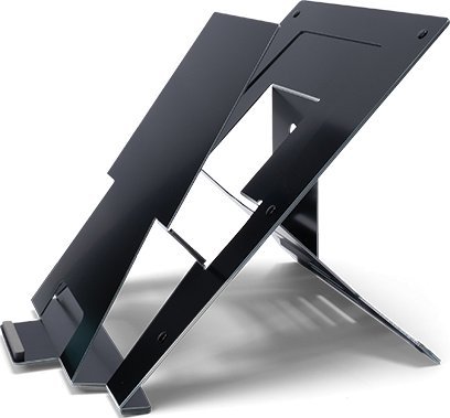 Mbajtëse laptopi R-Go Tools Riser Document, ergonomike, e palosshme, argjendi