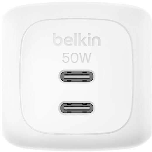 Karikues muri Belkin WCH019, 50W, 2x USB C, i bardhë