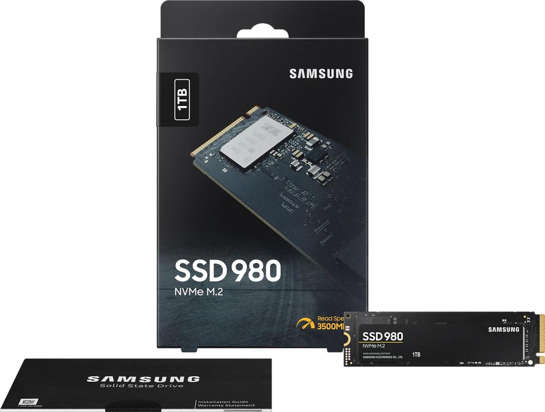 Disk SSD Samsung 980, 1TB, M.2 2280 PCI-E x4 Gen3 NVMe