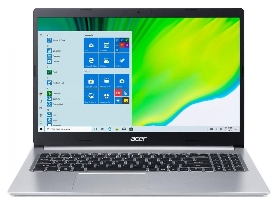 Laptop Acer Aspire 5, 15.6", AMD Ryzen 3 5300U, 8 GB RAM, 512 GB SSD, i argjendtë