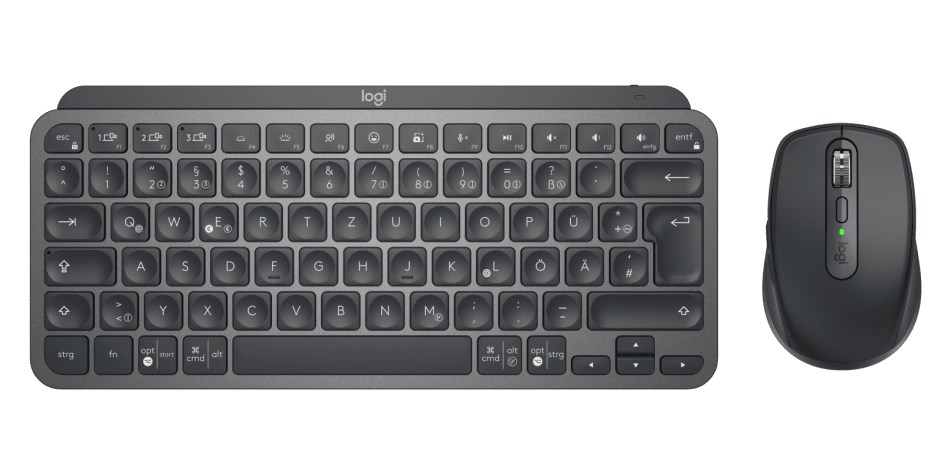 Set tastierë dhe maus Logitech MX Keys Mini Combo, USB-C, e hirtë