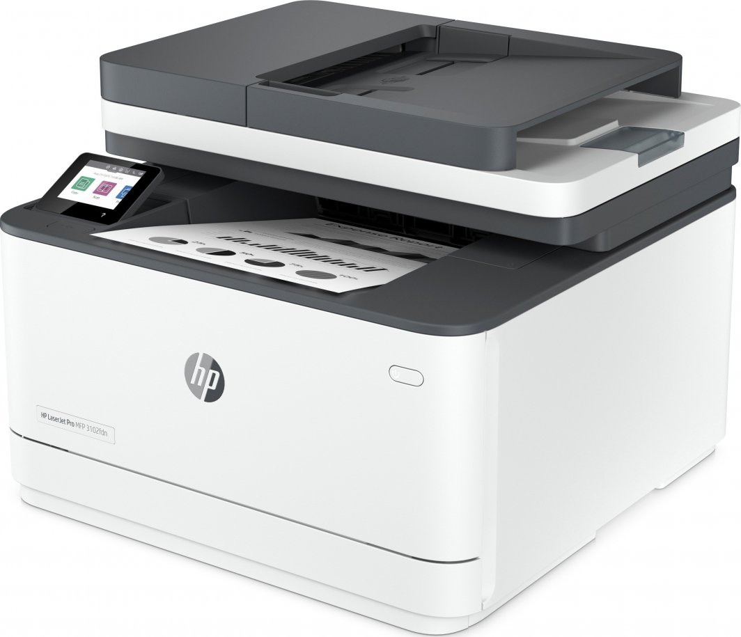 Printer HP LaserJet Pro 3102fdn, i bardhë