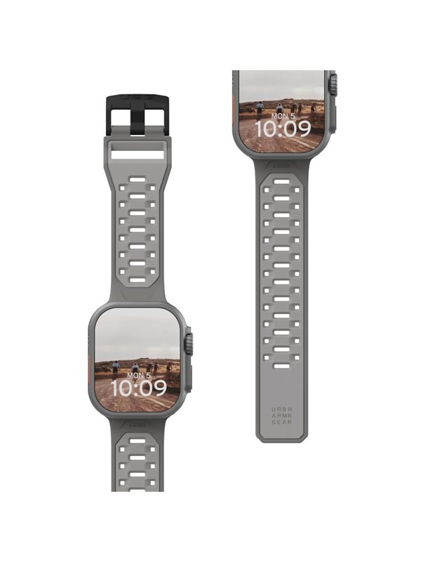 Rrip ore UAG Civilian Silicone për Apple Watch Ultra 2 Ultra, silikon, i zi