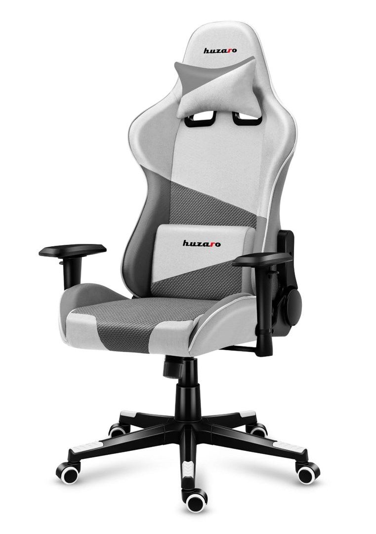 Karrige lojërash Huzaro Force 6.2, 130 kg, e bardhë 3