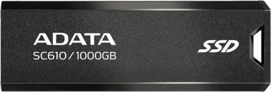SSD i jashtëm ADATA SC610, 1TB, USB 3.2 Gen2, i zi e kuqe