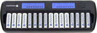 Karikues baterish EverActive NC-1600, 16 slote, LCD, AC dhe 12V