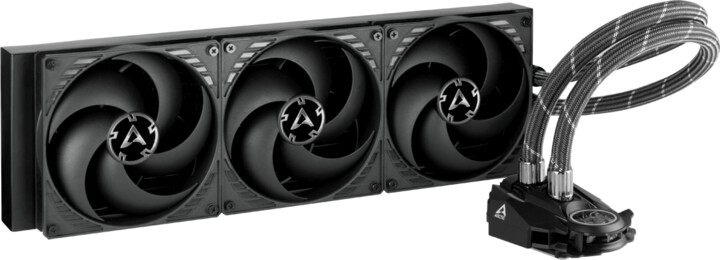 Ftohës me ujë Arctic Liquid Freezer II 420, i zi