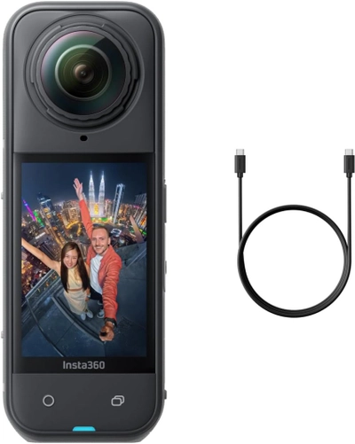 Kamera Insta360 X5, e zezë