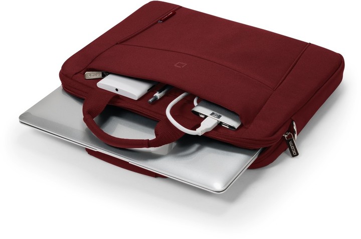 Çantë DICOTA Slim Case BASE -për laptop 13-14.1"; e kuqe