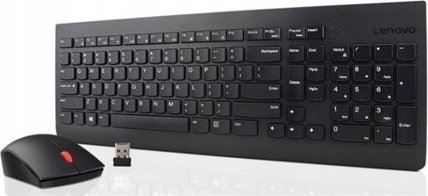 Set tastierë dhe maus Lenovo Essential Wireless Combo 4X30M39472, pa tela, DE layout, i zi