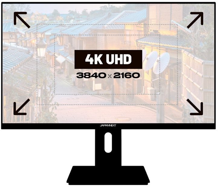 Monitor JapanNext 27", 4K UHD, i zi
