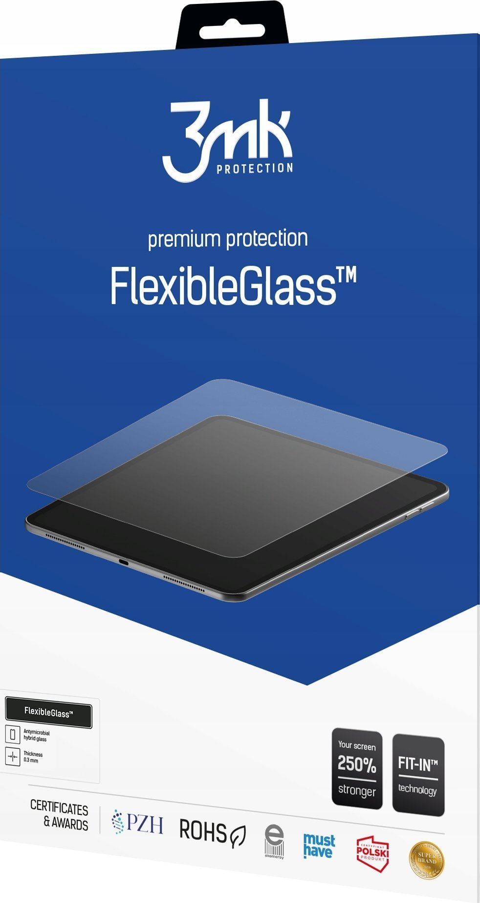 Folie mbrojtëse 3MK FlexibleGlass për PocketBook InkPad 3 Pro, 8.3", transparente