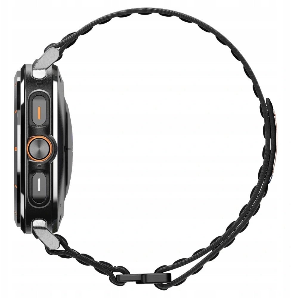 Rrip tekstili Spigen Fabric Band, për Samsung Galaxy Watch Ultra 47mm, mbyllje hook and loop, i zi