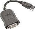 Kabllo Lenovo 45R5783, DisplayPort - Single Link DVI-D, e zezë