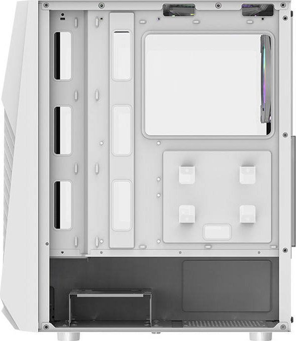 Kasë Darkflash DK150 RGB, e bardhë, Midi Tower