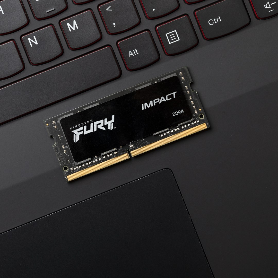 Memorie RAM Kingston FURY Impact, 32GB, DDR4, 3200 MHz, e zezë