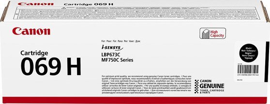 Toner për printer Canon 069H, i zi