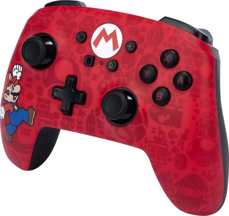 Kontroller PowerA Here We Go Mario, wireless, i kuq