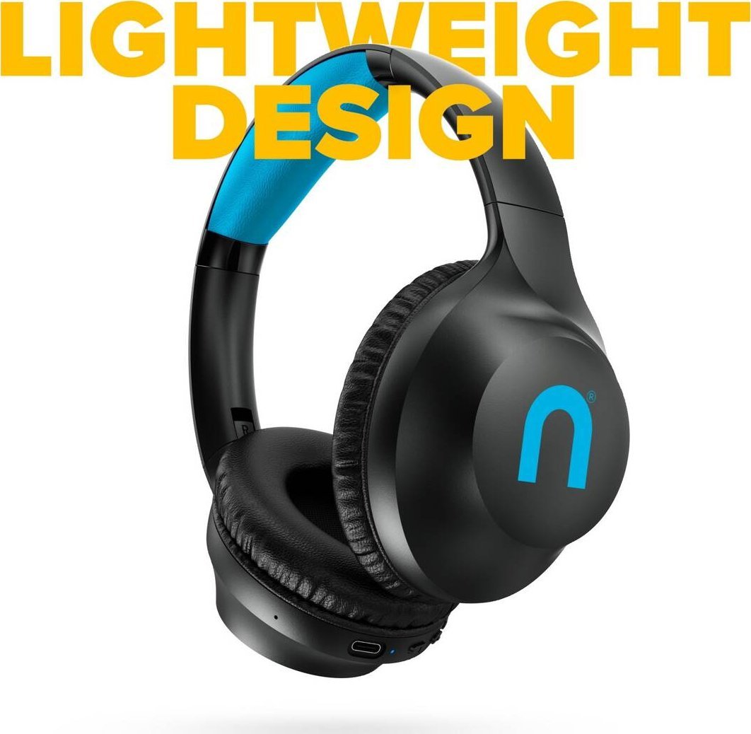Kufje wireless Niceboy HIVE XL 3, on ear, 69 orë, të zeza