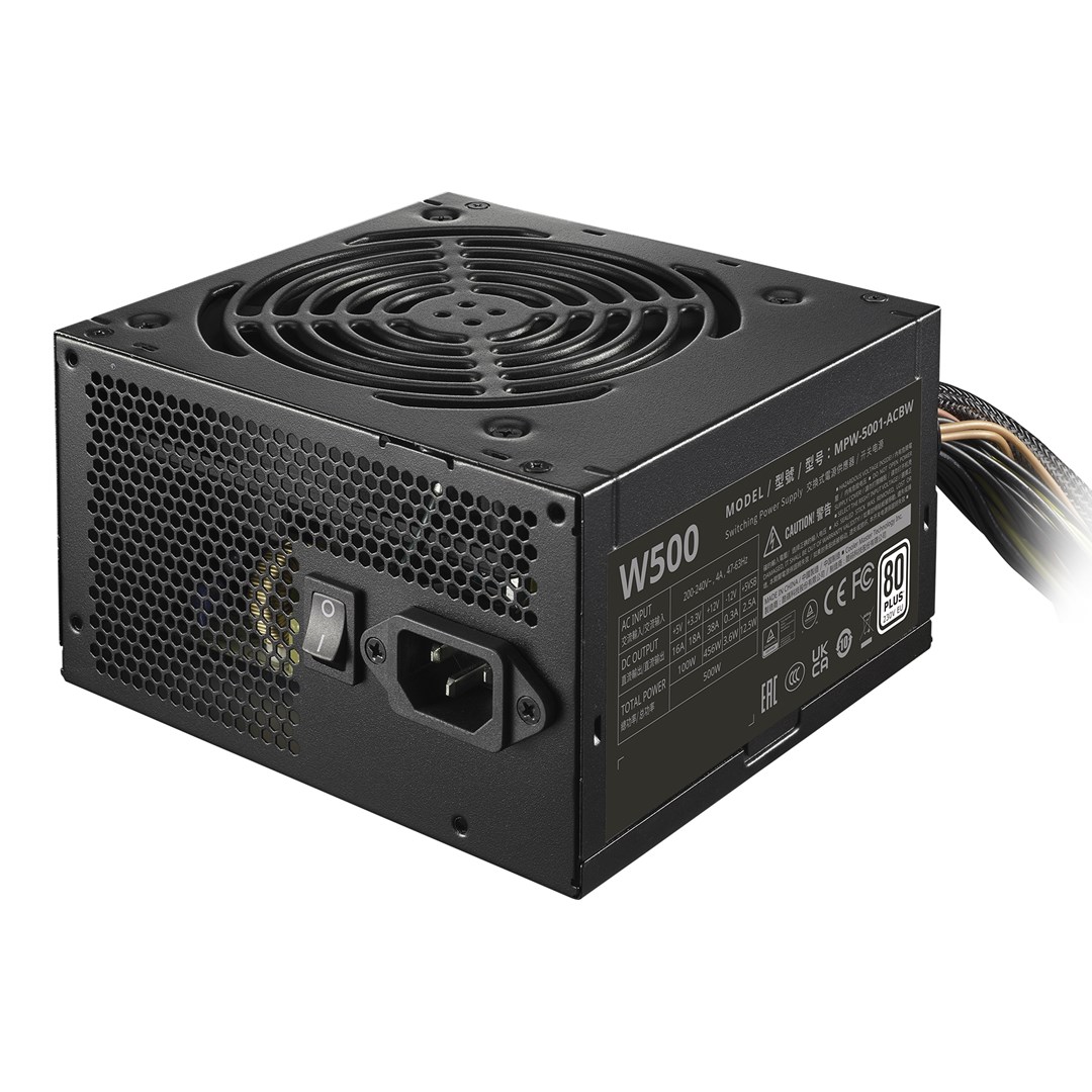 Burim energjie Cooler Master Elite NEX White 230V 500, 24-pin ATX, 500 W