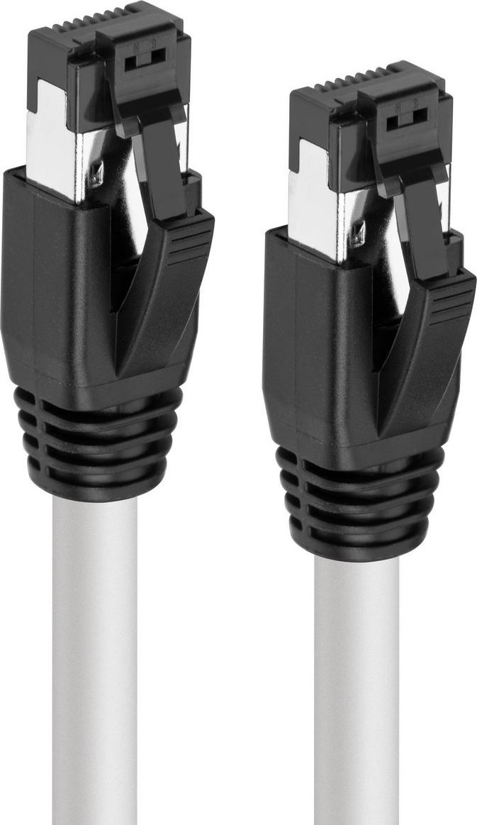Kabllo rrjeti MicroConnect CAT8.1 S/FTP, 0.5m, 40 Gbit/s, e bardhë