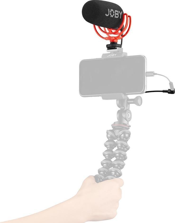Mikrofon Joby Wavo, kompakt, për smartphone dhe kamera, i zi