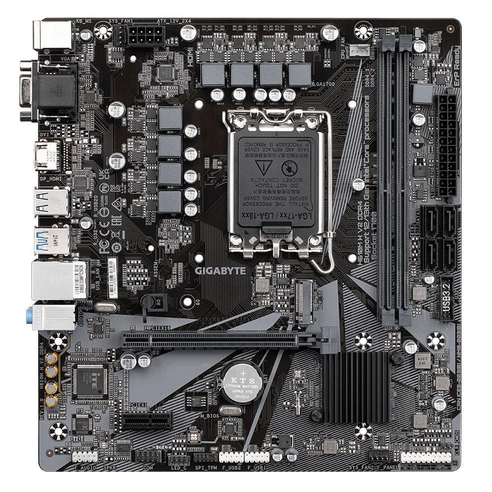 Pllakë amë Gigabyte H610M H V2 DDR4
