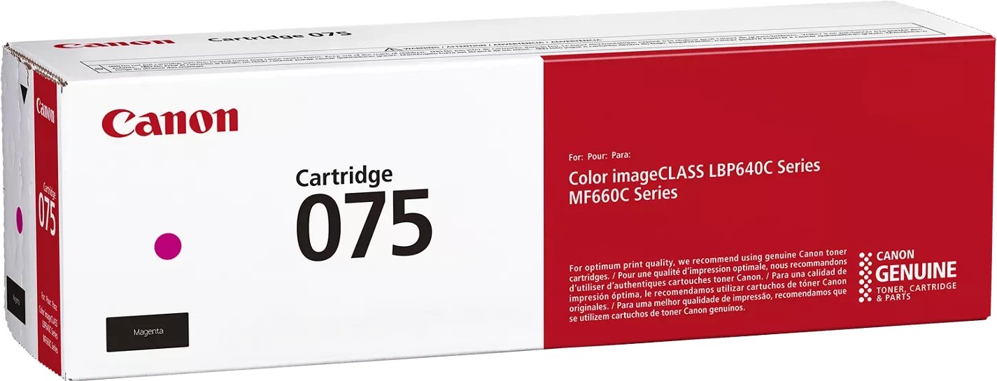 Toner Canon 075, magenta, kapacitet standard, origjinal