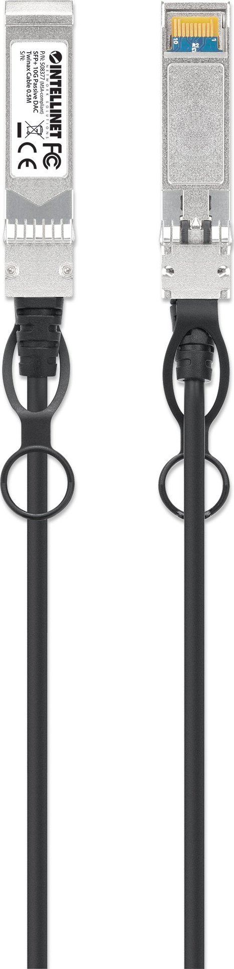 Kabllo rrjeti Intellinet 30A, 0.5m, 10G SFP+ DAC, bakri