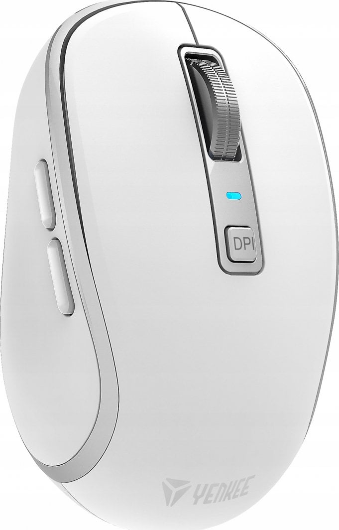 Mouse wireless Yenkee NOBLE YMS 2085WE, 2400 DPI, i bardhë