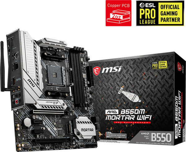 [OUTLET] Pllakë amë MSI MAG B550M MORTAR WIFI - AMD B550